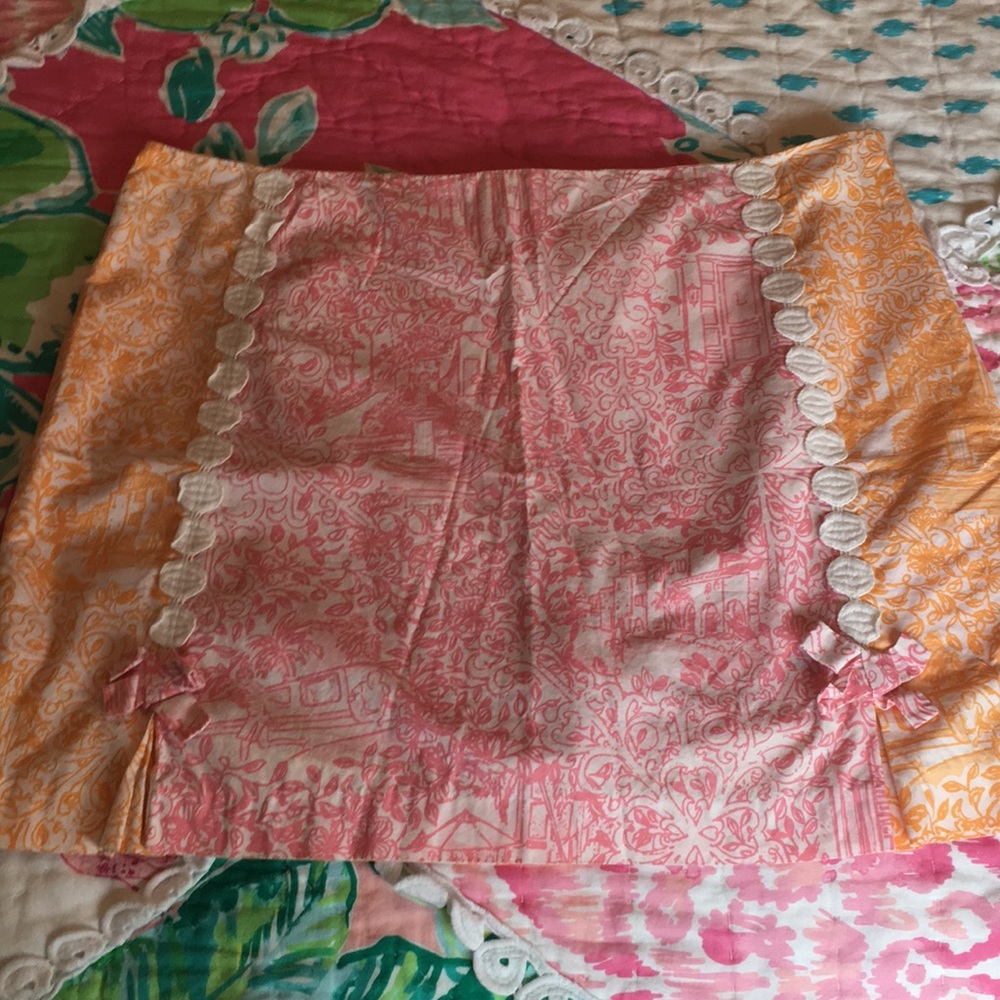 EUC Lilly Pulitzer Jubilee Toile Skirt/Skort (10)
